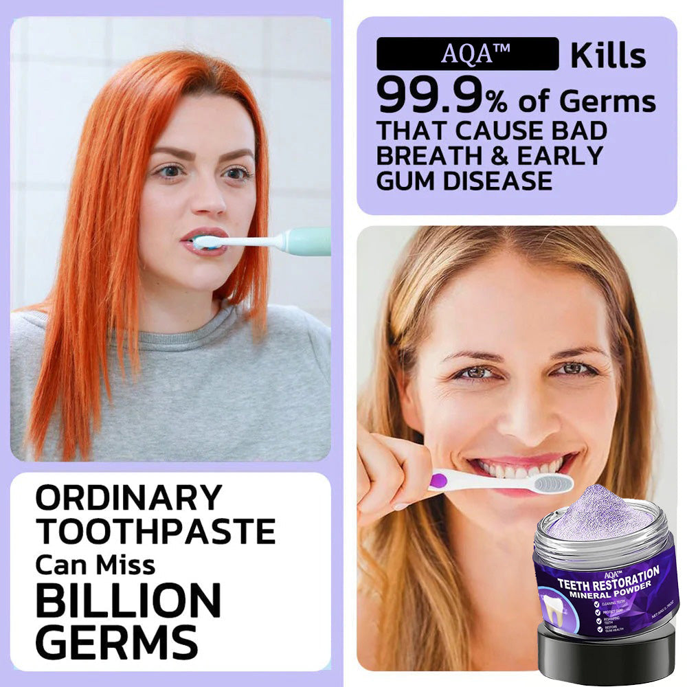 AQA™ Teeth Restoration Mineral Powder🦷(FDA recommended) (🎁Discount Sale - Don’t Miss Out)