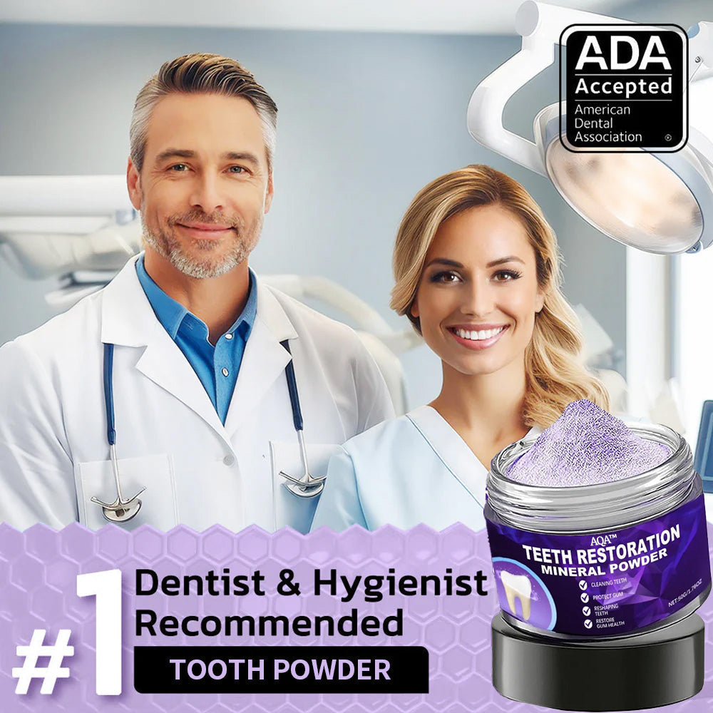 AQA™ Teeth Restoration Mineral Powder🦷(FDA recommended) (🎁Discount Sale - Don’t Miss Out)