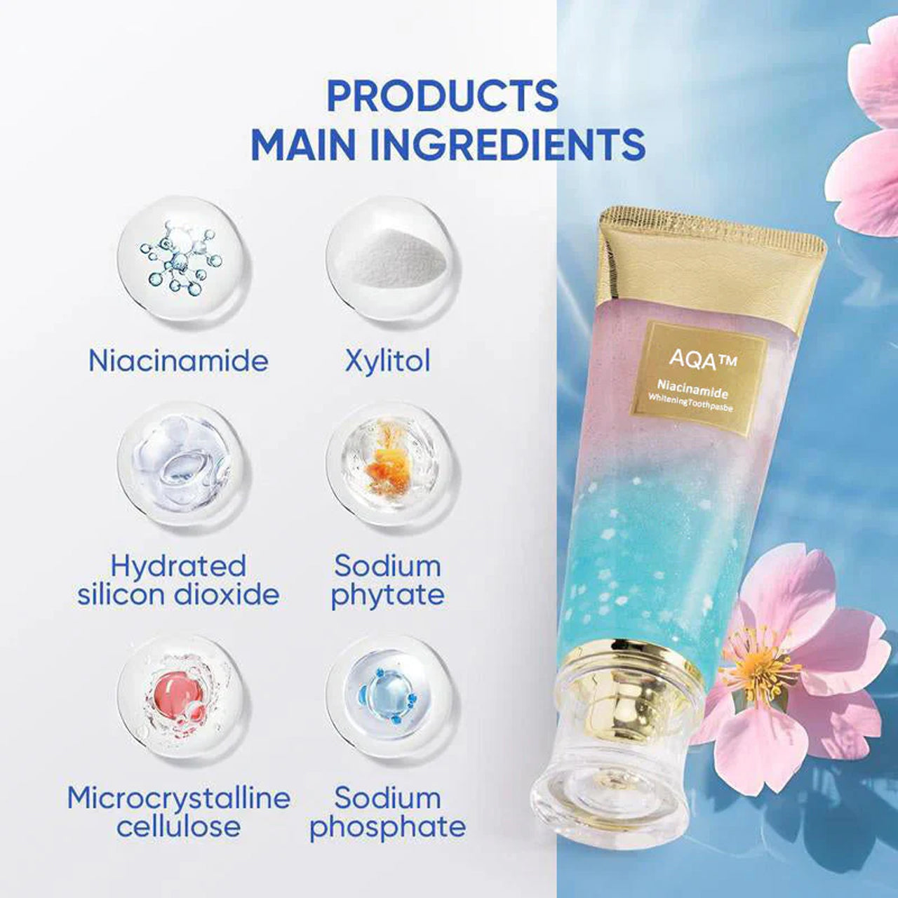 🔥AQA™Nicotinamide Whitening Toothpaste US Manufactured