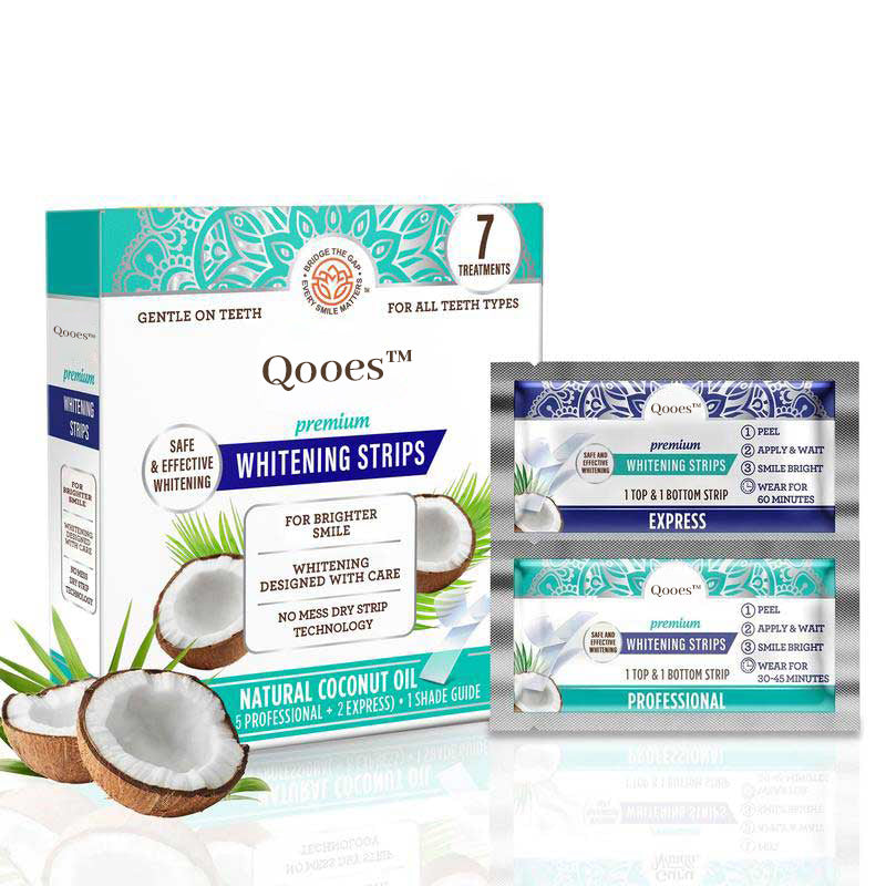 🍇Final 3 hours 70% off 🔥Qooes™ Teeth Whitening Strips - Reveal Your Brightest Smile