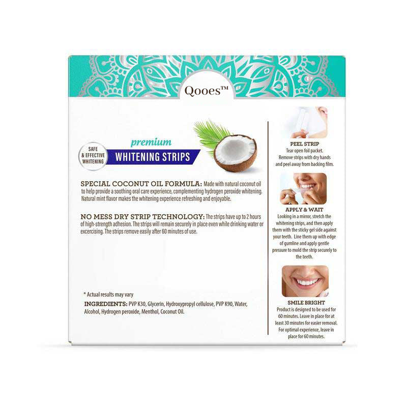 🍇Final 3 hours 70% off 🔥Qooes™ Teeth Whitening Strips - Reveal Your Brightest Smile