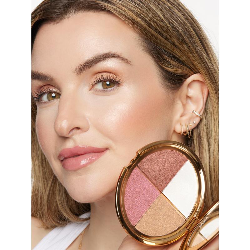 🌺Exagger-EYES⏰eye & cheek palette -multiple makeup options,Beginner-friendly (with Detachable Brush)
