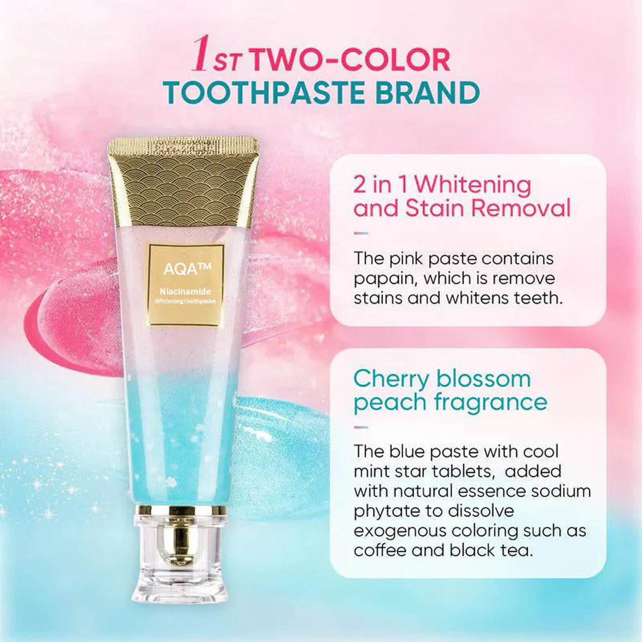 🔥AQA™Nicotinamide Whitening Toothpaste US Manufactured