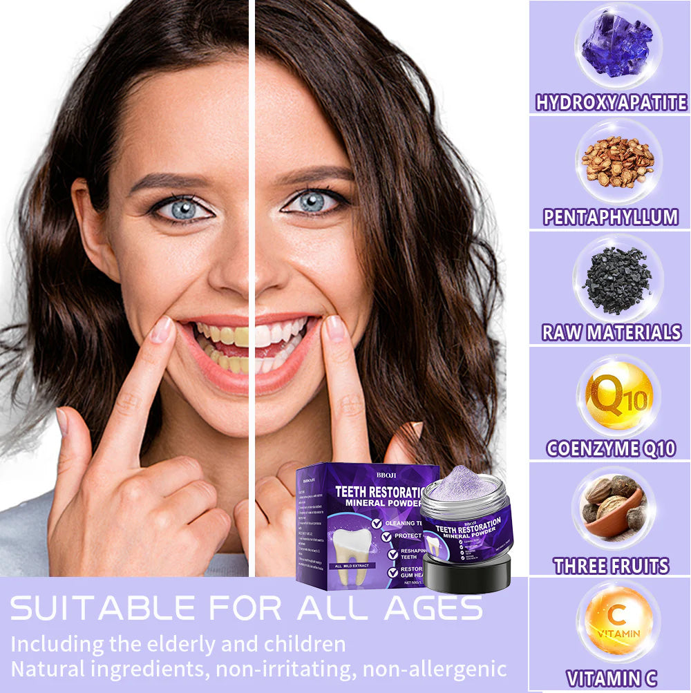 🦷 BBOJI™ Miracle Tooth Powder-Natural Health&Wellness Product No Exception