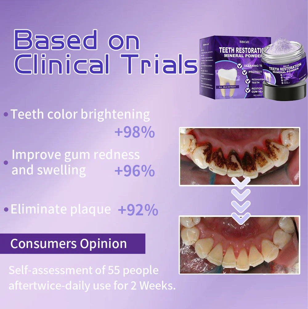 🦷 BBOJI™ Miracle Tooth Powder-Natural Health&Wellness Product No Exception