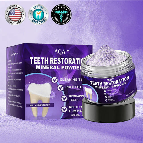 AQA™ Teeth Restoration Mineral Powder🦷(FDA recommended) (🎁Discount Sale - Don’t Miss Out)